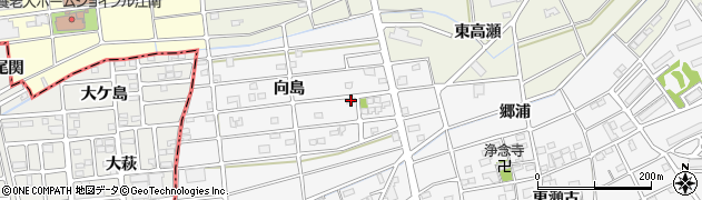 愛知県江南市松竹町向島154周辺の地図