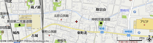 愛知県一宮市木曽川町黒田東町北29周辺の地図