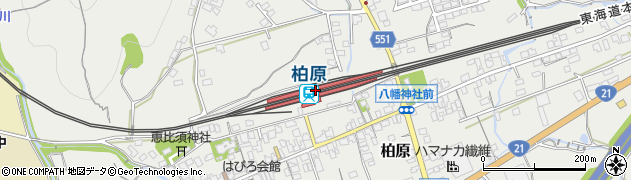 滋賀県米原市周辺の地図