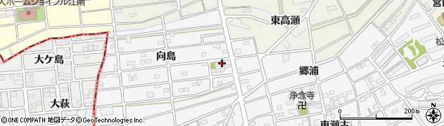 愛知県江南市松竹町向島144周辺の地図