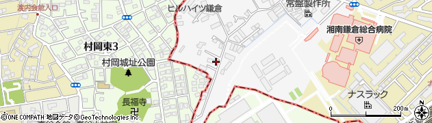 神奈川県鎌倉市植木853周辺の地図