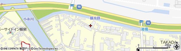 三栄工業株式会社　君津工場周辺の地図