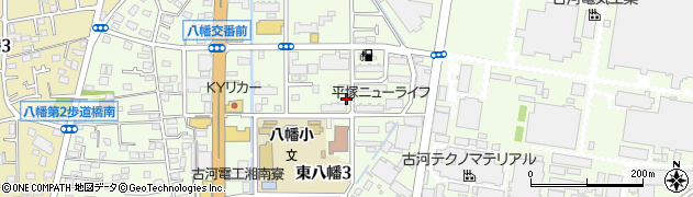 鮫川東公園周辺の地図