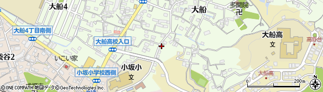 神奈川県鎌倉市大船2113周辺の地図