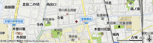 愛知県一宮市木曽川町黒田錦里21周辺の地図