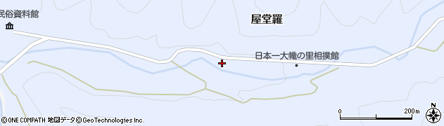 鳥取県八頭郡若桜町屋堂羅227周辺の地図