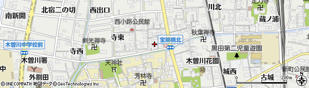 愛知県一宮市木曽川町黒田錦里56周辺の地図