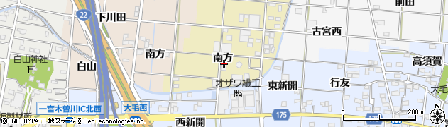 愛知県一宮市光明寺南方53周辺の地図