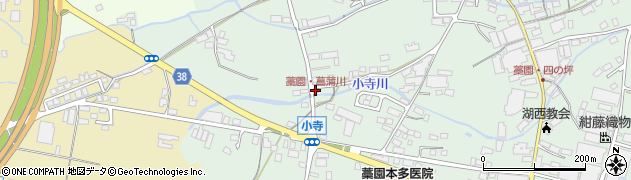 藁園・菖蒲川周辺の地図