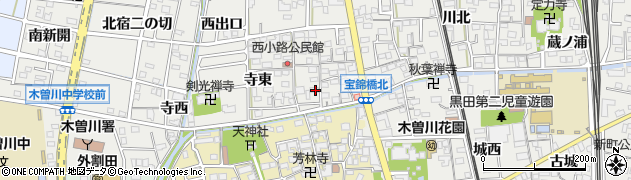 愛知県一宮市木曽川町黒田錦里17周辺の地図
