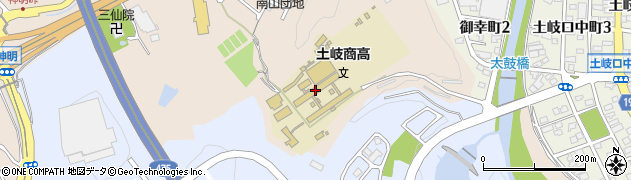 岐阜県立土岐商業高等学校周辺の地図
