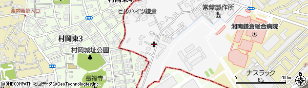 神奈川県鎌倉市植木829周辺の地図