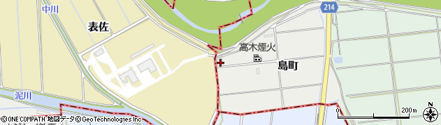 岐阜県大垣市島町643周辺の地図