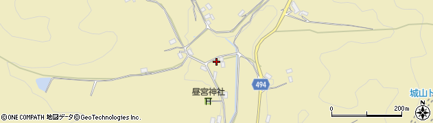 京都府綾部市小呂町（前田）周辺の地図