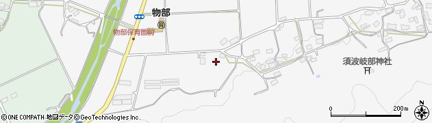 京都府綾部市物部町（大清水）周辺の地図