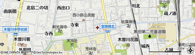 愛知県一宮市木曽川町黒田錦里55周辺の地図