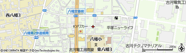 鮫川公園周辺の地図