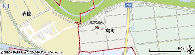 岐阜県大垣市島町632周辺の地図