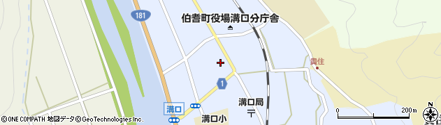 鳥取県西伯郡伯耆町溝口629周辺の地図