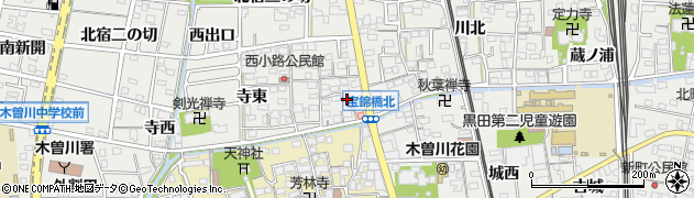 愛知県一宮市木曽川町黒田錦里63周辺の地図