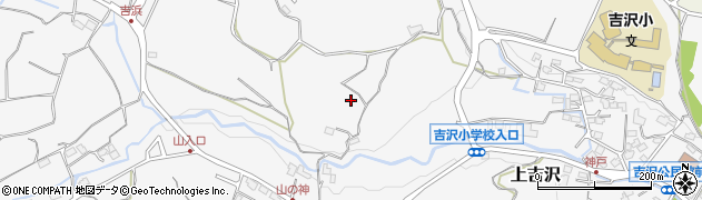 神奈川県平塚市上吉沢周辺の地図