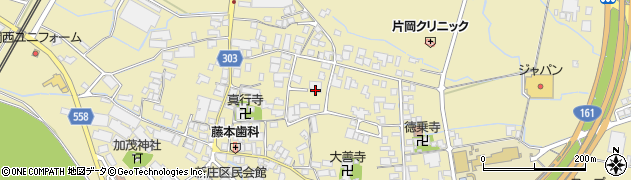 滋賀県高島市新旭町新庄周辺の地図