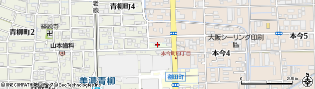 岐阜県大垣市外野町周辺の地図