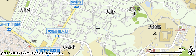 神奈川県鎌倉市大船2108周辺の地図