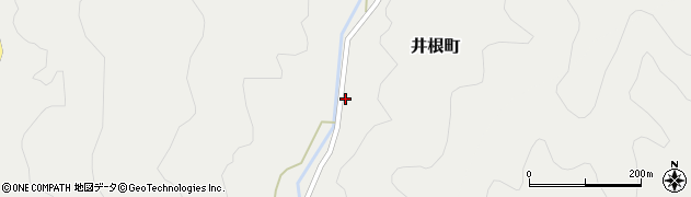 京都府綾部市井根町中筋周辺の地図