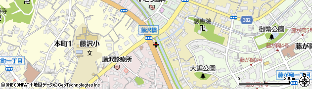 神奈川県藤沢市藤沢4周辺の地図