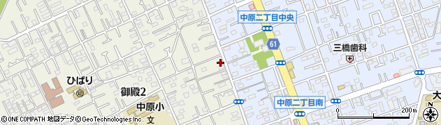 平塚御殿郵便局周辺の地図