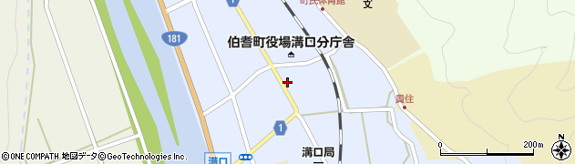 鳥取県西伯郡伯耆町溝口599周辺の地図