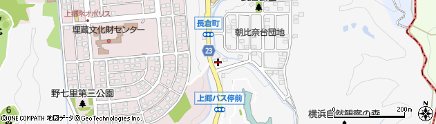 神奈川県横浜市栄区長倉町14周辺の地図