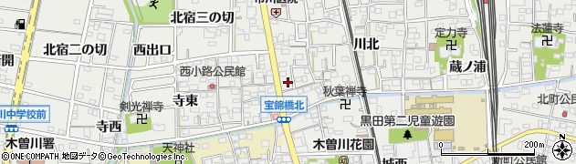 愛知県一宮市木曽川町黒田錦里101周辺の地図