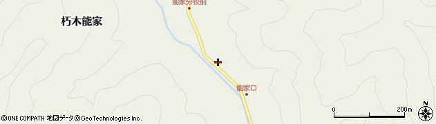 滋賀県高島市朽木能家199周辺の地図