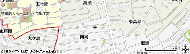 愛知県江南市松竹町向島112周辺の地図