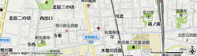 愛知県一宮市木曽川町黒田錦里97周辺の地図
