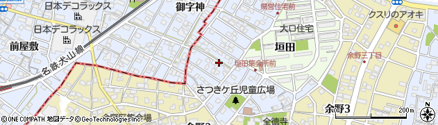 愛知県丹羽郡大口町さつきケ丘周辺の地図