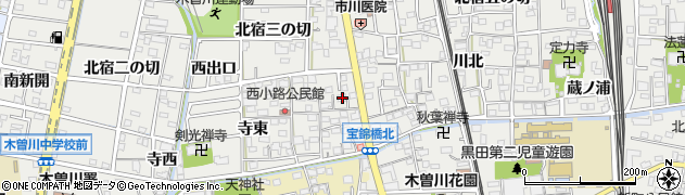 愛知県一宮市木曽川町黒田錦里50周辺の地図