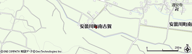 滋賀県高島市安曇川町南古賀周辺の地図
