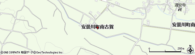 滋賀県高島市安曇川町南古賀周辺の地図