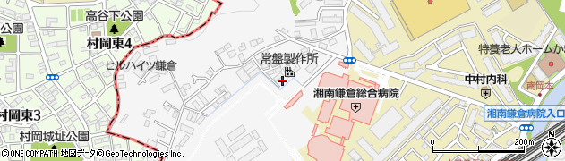 神奈川県鎌倉市植木708周辺の地図