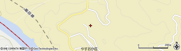長野県下伊那郡泰阜村7509周辺の地図