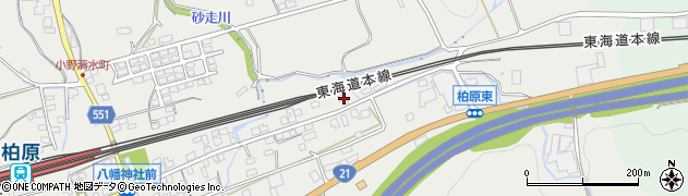 滋賀県米原市柏原1170周辺の地図