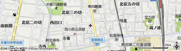 愛知県一宮市木曽川町黒田錦里47周辺の地図