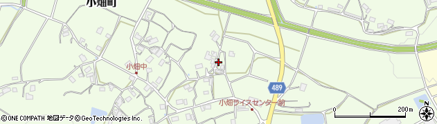 京都府綾部市小畑町（高岸）周辺の地図