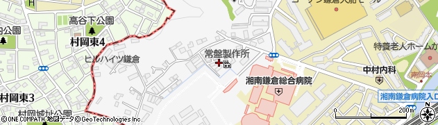 神奈川県鎌倉市植木707周辺の地図