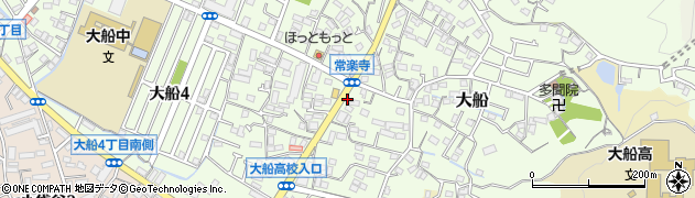 ほかほか弁当北鎌倉店周辺の地図