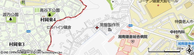 神奈川県鎌倉市植木724周辺の地図
