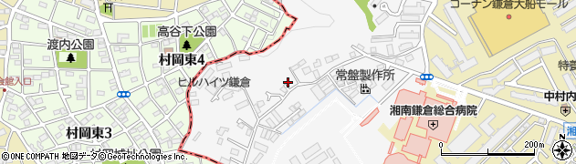 神奈川県鎌倉市植木739周辺の地図